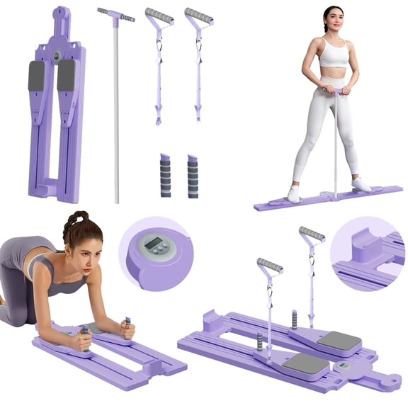 Split multi-functional yoga board abdominal muscle board - Multi-functional yoga trainer for core strengthening and muscle shaping, lightweight and foldable home fitness equipment.