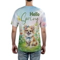 thumbnail image 5 of Chihuahua Hello Spring Time Flower Floral Nature All Over Print 3D Shirt Unisex Merch Dog Lover Gifts Idea - 02031, 5 of 6