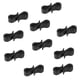 thumbnail image 3 of Clips de hebilla de correas de 10 piezas para correas colgantes de adicionales, color negro Macarena Correas hebilla clip, 3 of 8