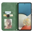 thumbnail image 5 of Dteck Shockproof Case for Samsung Galaxy A53 5G, Magnetic PU Leather Flip Back Cover Foldable Cover Card Holder Slot Stand for Galaxy A53 5G,Green, 5 of 5