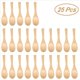 thumbnail image 3 of Mini Cuchara de Madera Hecha una Mano de 100 Piezas Helado AzúCar Mermelada Miel Café Cucharadita Cocina Condimento Sal Mostaza Cuchara, 3 of 6
