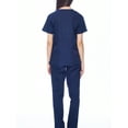 Dagacci Medical Uniform Unisex Scrubs Set Scrub Top and Pants