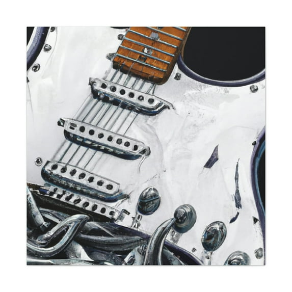 Fender in Hyperrealism - Canvas