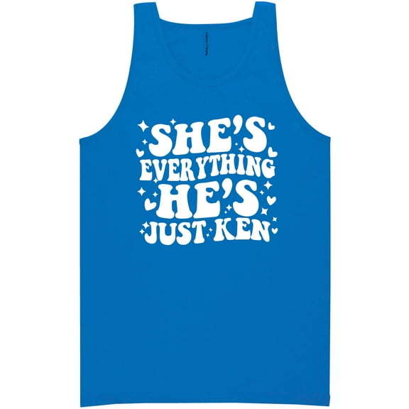 She's Everything He's Just Ken Neon Tank Top
