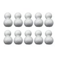 thumbnail image 1 of 10 muñecos de nieve navideños, muñecos de nieve portátiles y divertidos, con forma de bolas de espuma para fiestas, guarderías, decoraciones navideñas 115 cm, 1 of 8