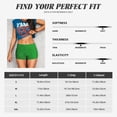 thumbnail image 6 of Lsque Green Sparkling Shiny Pattern High Waisted Biker Shorts for Women-Tummy Control Fitness Athletic Workout Running Yoga Gym Shorts,Moisture-Wicking-XX-Large, 6 of 9
