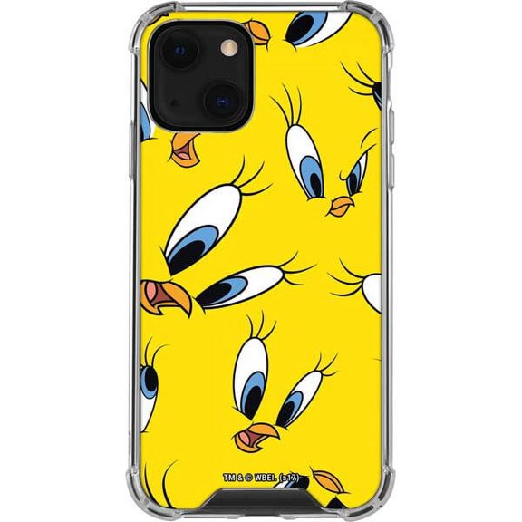 Skinit Cartoons Tweety Bird Super Sized Pattern iPhone 13 Clear Case