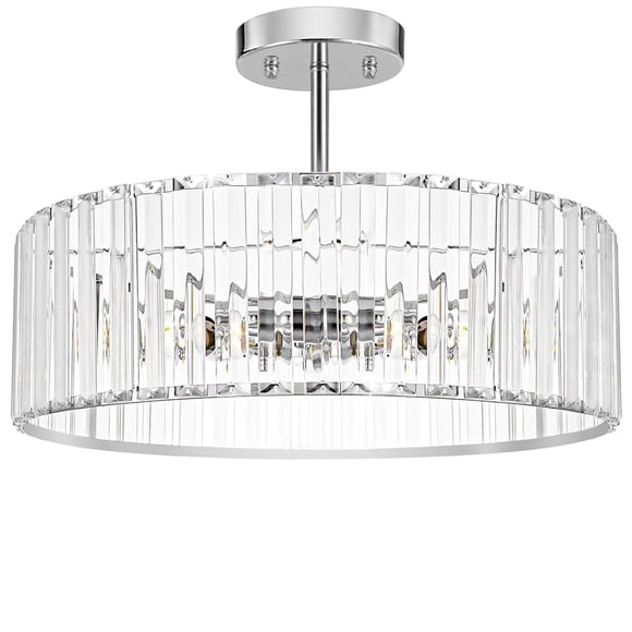 35.4" Kitchen Island Lighting Fixture, Dining Room 4 Lights Chandeliers, Black Wood+Metal Pendant Light for Foyer Hallway Living Room