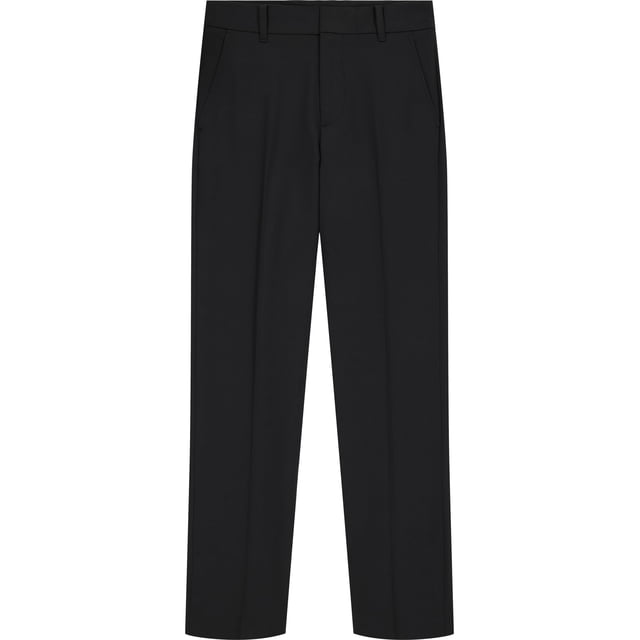 Pantalones Tommy Hilfiger para niños con la parte delantera plana, recto, 20, negro