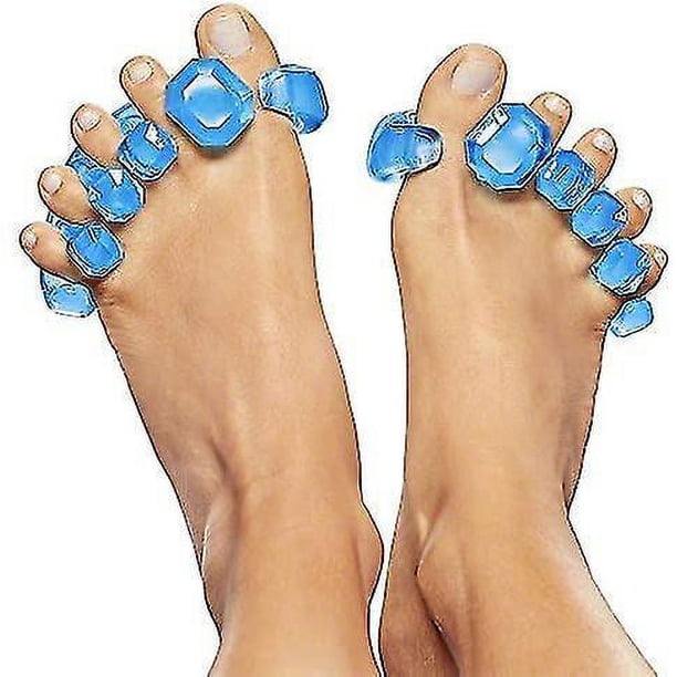 Separadores de camillas para dedos (paquete de 2)esparcidores espaciadores terapéuticos de gel para Spa