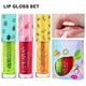 thumbnail image 3 of 3 uds aceite labial hidratante nutritivo brillante con sabor a fruta lápiz labial líquido, 3 of 5