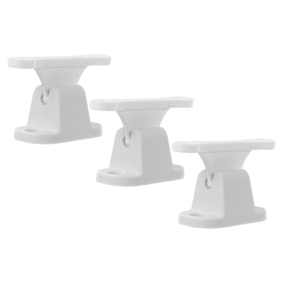 SOPOTUTU 3Pcs Nylon Rv Door Catch T-Type White for Trailer Door Holder Retainer and Camper Use