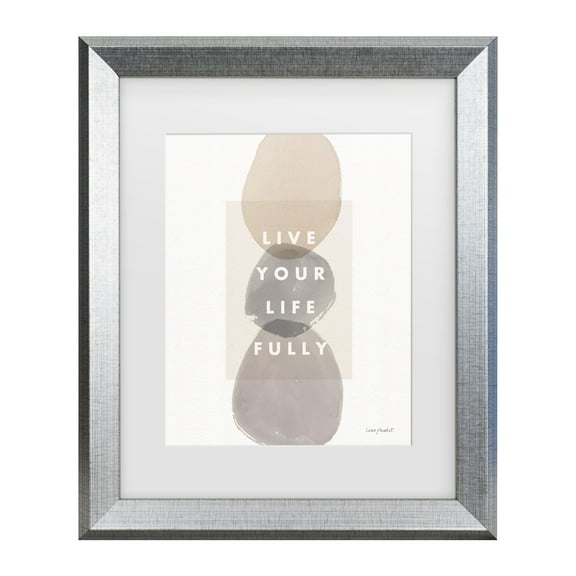 Lisa Audit 'Think Neutral 13' Matted Framed Art