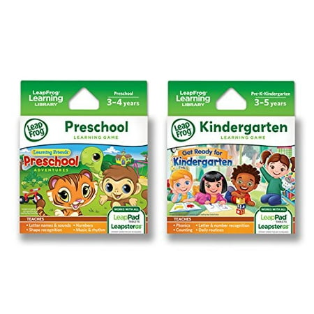 LeapFrog LeapPad Game Cartridges: Get Ready for Kindergarten, Preschool Adventures