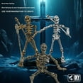 thumbnail image 4 of Lot de 7 Figurine Articulée 13 Squelettes, Décor de Squelette Posable Imprimé en 3d, Figurine Articulée Multi-Articulée Imprimée en 3d pour Adultes, 4 of 8