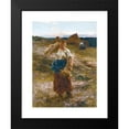 thumbnail image 2 of Léon Augustin Lhermitte 11x14 Black Modern Framed Museum Art Print Titled - The Gleaner, 2 of 5