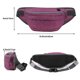 thumbnail image 2 of Bolso de pecho para hombre Senderismo al aire libre, correr, riñonera deportiva Bolso multifuncional para correr a prueba de salpicaduras y ociopúrpura, 2 of 6