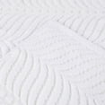 thumbnail image 6 of BNM Chevron Zero Twist Cotton 3 Piece Towel Set, White, 6 of 11