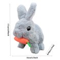 thumbnail image 3 of Regalos Interactivos Canasta Pascua Juguete Peluche Electrónicas (gris), 3 of 5