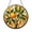 Stained Glass 5.9 Inch, variant on Orange Tree Stained Glass Suncatcher – Round Gardener Gift, Handmade Glass Window Hanging, Florida Home Wall Decor