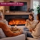 thumbnail image 3 of Chimenea Calentador Electrico Gutstark 35in Fuego Multicolor 90°f Temperatura, 3 of 9