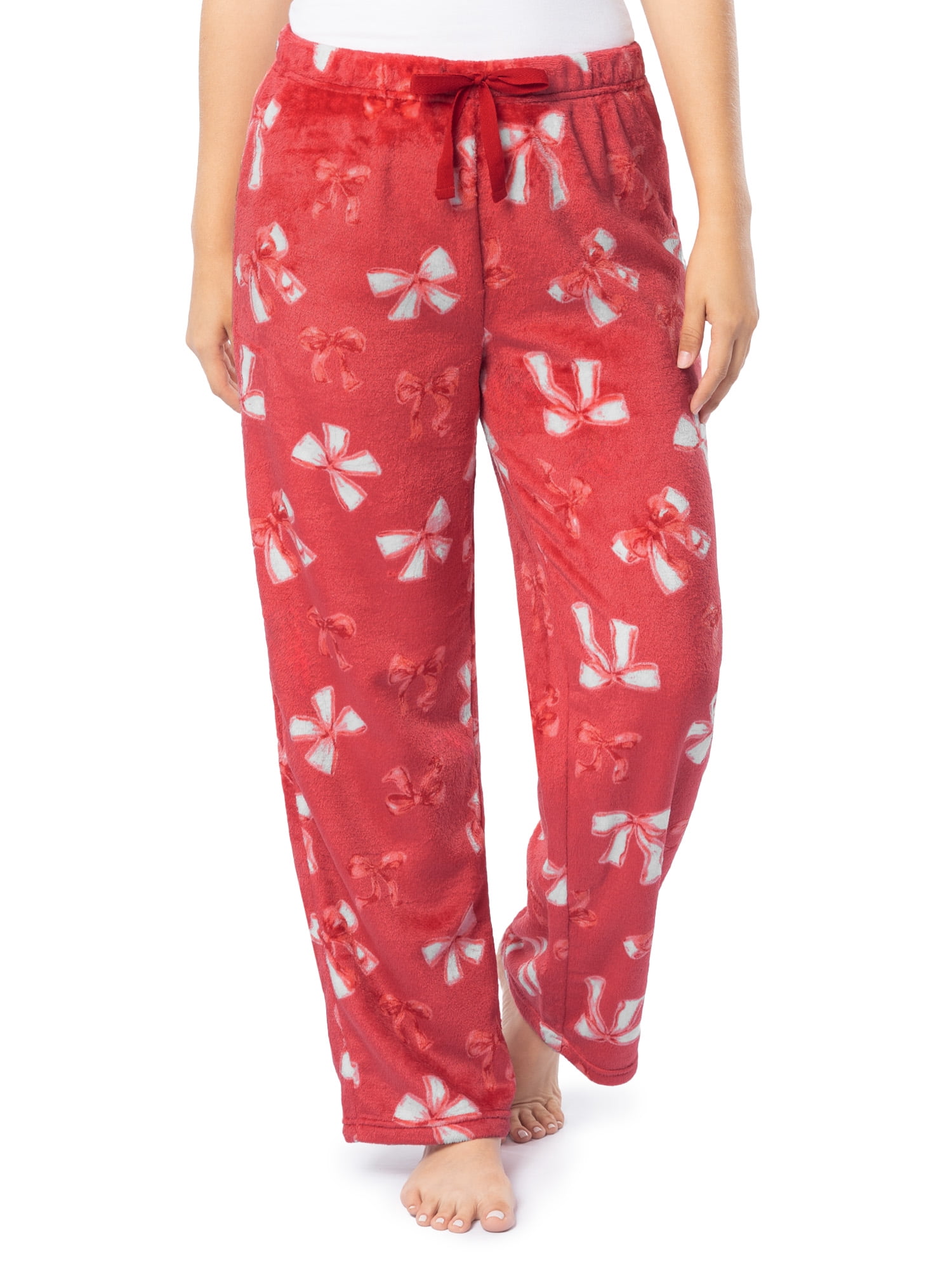 Fruit of the Loom Women's Beyond Soft Long Sleeve Top & Fleece Bottom Pajama Set, Sizes S-4X