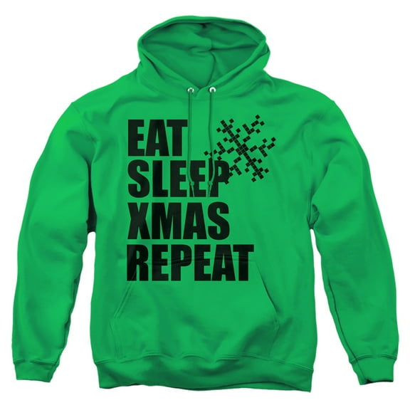 Christmas Repeat Unisex Adult Pull-Over Hoodie
