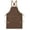 Brown, variant on Canvas Work Apron for Artist Bartender Barista Carpenter Gardener Hairstylist, Cross Back Strap Adjustable for Men Women Apron with Pockets, Chef Apron for Kitchen Cooking Baking Grilling -Yellow