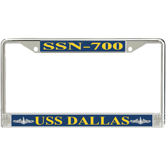 USS Dallas SSN-700 License Plate Frame