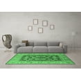 thumbnail image 3 of Ahgly Company Indoor Rectangle Oriental Emerald Green Industrial Area Rugs, 2' x 4', 3 of 4