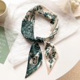 thumbnail image 1 of NEW Fashion Print Hair Ribbon Scarf Women Neck Tie Bag Scarfs Satin Silk Skinny Headscarves Ladies Foulard Floral Bands, 1 of 4