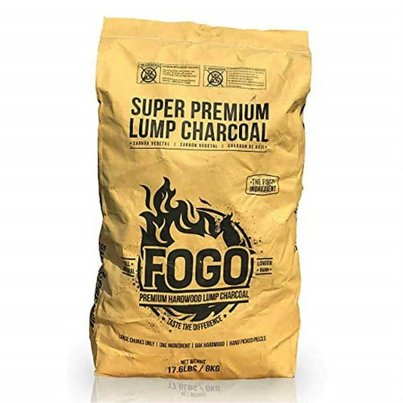 8028040 LUMP CHARCL FOGO 17.6# Fogo Super Premium All Natural Oak Hardwood Lump Charcoal 17.6 lb (Pack of 1)