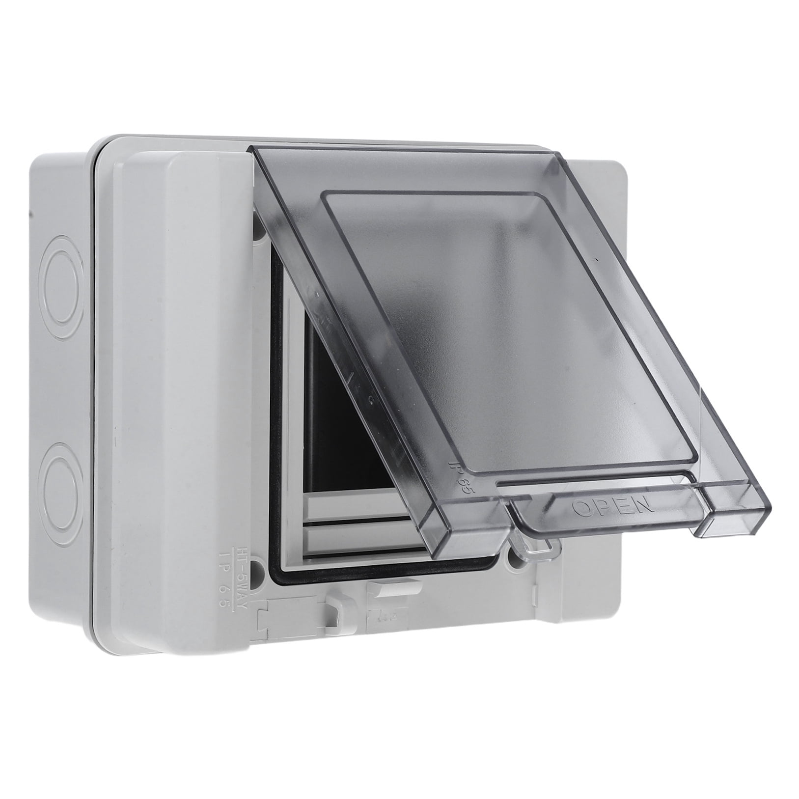 GOOHOCHY 1 Set Waterproof Electric Distribution Box For Homes Workshops Hotels And Power Stations Rated Plastic Breaker Box With Transparent Cover