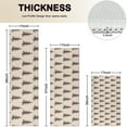 thumbnail image 4 of Brown Christmas Tree Pattern Kitchen Rugs Sets Of 3,Kitchen Runner Rugs Non Skid Washable,Decorative Kitchen Floor Mats for Kitchen,Sink,Laundry,17"x30"+ 17"x47" + 17"x59", 4 of 6