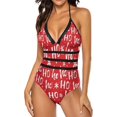thumbnail image 2 of NICKSUN Maillot de Bain une Pièce pour Femmes Contrôle du Ventre Maillot de Bain Modeste Col en V, 2 of 7