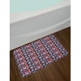 thumbnail image 2 of Grunge Bath Mat, Sketchy Fruits and Botanical Plants, Plush Bathroom Decor Mat with Non Slip Backing, 29.5" X 17.5", Plum Multicolor, by Ambesonne, 2 of 2