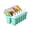 Green, variant on Popsicle Molds, 12-Cavity Silicone Ice Cream Molds for Homemade Treats, Easy Release Ice Maker with Water Injection, BPA Free for Summer, Family, Party