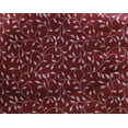 thumbnail image 4 of oneOone Georgette Viscose Red Fabric Leaves Sewing Material Print Fabric By The Yard 42 Inch Wide, 4 of 4
