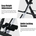 thumbnail image 3 of Preenex Back Stretcher Inversion Table for Home Fitness and Pain Relief, Black & White, 3 of 10