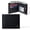 Black, variant on Men's Bifold Wallet 9 Card Slots & 1 ID Window Zipper Coin Pocket Slim Travel Brown Wallet for Men