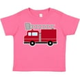 thumbnail image 3 of Inktastic Red Firefighter Fire Truck Boys or Girls Toddler T-Shirt, 3 of 5