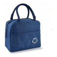 thumbnail image 1 of Lunch bag, insulated lunch bag Reusable tote bag Lunch box, suitable for boys, girls and children, equipped with cutlery storage bag, cooler bag, idea, 1 of 4