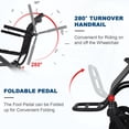 thumbnail image 6 of Mujocooker Lightweight Foldable Transport Wheelchair for Adults, Weight Only 15lbs Support 220Lbs, Aluminum Frame, Ideal for Seniors & Travel, 6 of 8