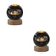 thumbnail image 4 of Advancent Exquisita Base LED artesanal que combina durabilidad y elegancia bola lámpara de luz nocturna soporte de resina para teléfono Sistema Sistema solar 2Conjunto, 4 of 6