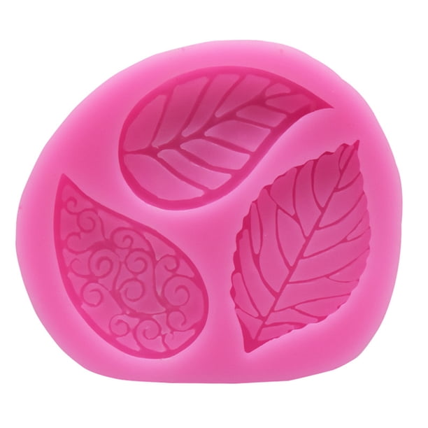 GOOHOCHY Hojas de Silicona Fondant Cake Mold DIY Cake Decoration Tool Chocolate Sugarcraft Molde Para Hornear