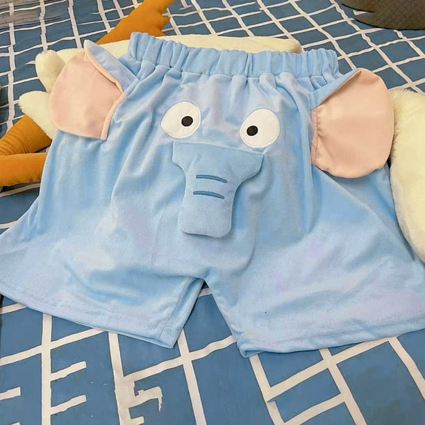 Cute Elephant Shorts for Women Men, Couple Clothing Couple Cute Elephant Shorts for Women Men, Couple Clothing Couple
