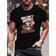 thumbnail image 1 of Funny Squirrel Nuts' Graphic Tee for Men - Casual Short Sleeve T-Shirt, Breathable Perfect Summer Gift, 1 of 3