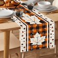 thumbnail image 3 of Thanksgiving Maple Leaf Table Runner, 13x72 in Fall Harvest Durable Table Runners for Party Table Decoration, 3 of 6