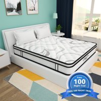 [Free Trial]Morpilot 10 inch Memory Foam and Spring Hybrid Mattress in a Box, Breathable Bed Mattress with CertiPUR-US Certified Foam for Pressure Relief, 10 Year Warranty