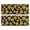 Sunflower and Leopard Brown Pattern, variant on Sunflower and Daisy Pink Pattern Anti Fatigue Kitchen Rugs Set Of 2, Non Slip Washable Decorative Floor Mats for Sink Laundry and Home Use, 17"x47"